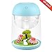 Loneyshow Micro Landscape humidifier Diffuser 180ml Cool Mist Humidifier with Adjustable Mist Mode, Waterless Auto Shut-Off (Blue)
