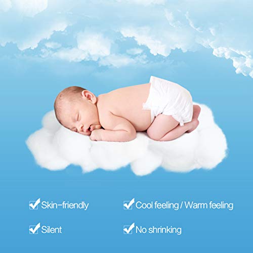 INGALIK Queen Mattress Topper - Cooling 400TC Pillow Top Mattress Pad Cover/Warm Plush Sherpa Fleece Reversible Quilted Fitted Mattress Protector with 8-21 Inch Deep Pocket for All Season - Thumbnail 5