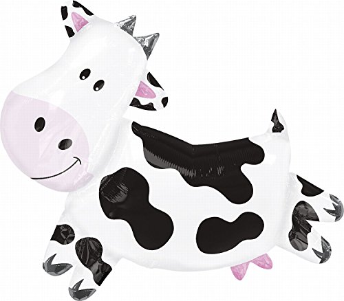 Anagram Cow Shape Mylar Foil Balloon, 30