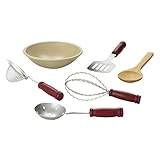 The Queen's Treasures 6 Pc Kitchen Tool Accessory Set for 18 Inch American Girl Doll Furniture: Mixing Bowl Plus 5 Kitchen Utensil Tools