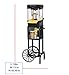 Nostalgia KPM200CTBK Vintage 2.5-Ounce Popcorn Cart with 5-Quart Bowl-45-Inches Tall, 2.5 oz, Black