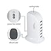 Qooltek 44W 6 Port USB Desktop Charger Tower Charger Portable Charging Station Multi-port Dock for Smartphone Tablet and Other USB Devices(White)