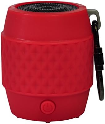 Red Portable Keychain Bluetooth Wireless Mb4 Speaker Powerful Sound, Colorful and Stylish with Built-in Microphone