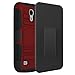 Galaxy S4 Case, Zenic(TM) Hybrid Dual Layer Armor Defender Full-Body Protective Case Cover with Kickstand & Belt Clip Holster Combo for Samsung Galaxy S4 i9500 (Red/Black)