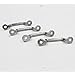 Stainless Steel 1 Inch Mount, Bimini Top Pad Eye,Footman's Loop for Boat, Kayak Tie Downs,No Screws- 4/PK