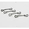 Stainless-Steel-1-Inch-Mount-Bimini-Top-Strap-Pad-Eye-Footmans-Loop-for-Jeep-Corvette-Buggy-Kayak-Tie-Downs-4-Piece-Set