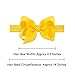 WillingTee 20 Colors Baby Girls Headbands 4.5 Inch Grosgrain Ribbon Hair Bows Soft Elastic Headbands Hair Accessories for Baby Girls Infants Toddlers