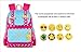 Vbiger Casual School Bag Children School Backpacks for Teen Girls (Red-blue)