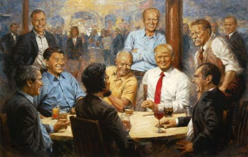 Andy Thomas - Republican Club Donald Trump Artist Signed Open Edition on Canvas