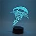 Fortnite Glider 3D Stereo Vision Bedroom Night Light LED Home Decoration USB Touch/Remote Control 16 Color Acrylic Creative Game Character Model Children's Toy Gift (Fortnite Glider)