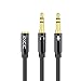 iXCC Headphones Y Cable Splitter Adapter for Computer, 1 Feet 3.5mm Female to 2 Male Premium Gold-Plated Corrosion-Resistant Audio Mic Y Cable for Headset Connecting to PC