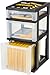 IRIS USA MC-3111F Storage, 3-Drawer File Cart, Black