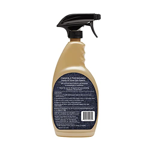 Granite Gold Quartz Clean & Shine StreakFree Cleaner Deeps Cleans and Polishes All Quartz