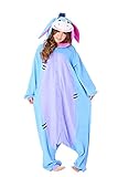 FashionFits Unisex Plush Animal Onesies Pyjamas Donkey Romper Lounge Wear