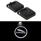 IHEX Auto 2pcs Jaguar Door Light Car Wireless Led Welcome Projector, Entry Welcome Laser Courtesy Lights Ground Ghost Shadow Light Lamp