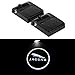 IHEX Auto 2pcs Jaguar Door Light Car Wireless Led Welcome Projector, Entry Welcome Laser Courtesy Lights Ground Ghost Shadow Light Lamp