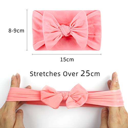 Baby Girl Bows Headbands Nylon Headbands for Newborn Infant