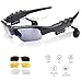 Oldshark Wireless Music Sunglasses with Stereo Handsfree Bluetooth 4.1 Headset Headphone for iPhone4 / 5 / 5S, Samsung Galaxy S3 S4 S5, Note2 / Note3, HTC, LG and All Smart Phones or PC Tablets with Bluetooth Function