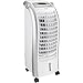 Honeywell 200-255CFM Portable Evaporative Cooler for Personal Spot Cooling with 2 Ice Packs & Remote - CS074AE, White/Silver