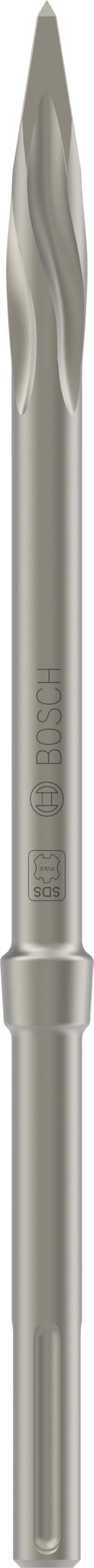 Bosch 10x PRO SDS max-5C Pointed Chisel Set (for Concrete, Brick, Ø mm, Professional Accessory Rotary Hammer Drill, Break Hammer)