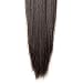 Synthetic Claw Ponytail Heat Resistant Handy Jaw Pony Tail One Piece Long Straight Soft Silky for Women Lady Girls 21'' / 21 inch (dark brown)