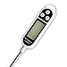 Gourmet Canteen Digital Meat Cooking Thermometer - Test Temperature with Food Safe Probe on BBQ or Grill, Accurate, Large LCD Screen - includes Battery