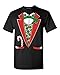 Tuxedo Christmas Costume T-Shirt Funny Holiday Xmas Tee Shirts X-Large Black