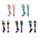 NEWZILL Medical Compression Socks for Women and Men Circulation 20-30 mmHg Best Compression Stockings for Running Athletic Travel Flight Nurses Pink