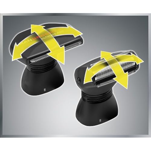 MANGROOMER Ultimate Pro Back Shaver with 2 Shock Absorber Flex Heads, Power Hinge, Extreme Reach Handle and Power Burst Beauty & Personal Care, Shave & Hair Removal, Women's, Epilators, Groomers & Trimmers, Personal Groomers