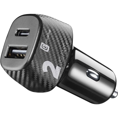 Cellularline - Cargador de Coche para Encendedor de... en promo sur Amazon