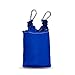 Double Parachute Hammock, Noza Tec Portable Lightweight Nylon Fabric Camping Hammock for Backpacking, Travel, Beach, Yard. Straps Included (Gray/Blue)