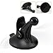 EKIND Replacement Cradle and Removable Car Windscreen Windshield Suction Cup Mount 17mm Swivel Ball GPS Holder Compatible for Garmin GPS Nuvi -Black
