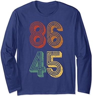 Unisex Anti Trump Sweater 86 45 shirt donald sweatshirt jumper gift Small Navy