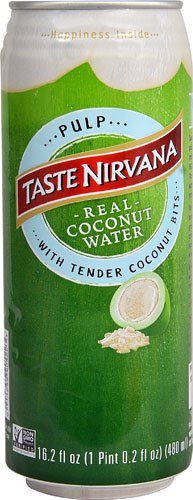 Taste Nirvana Real Coconut Water With Pulp - 16.2 oz - 12 ct