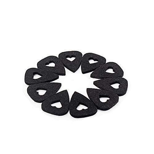 Aobiny Guitar Picks Compatible for Soprano Alto Tenor Saxophone Clarinet, New Sax Mouthpiece Cap fits Strap Ligature for Saxophone Clarinet (Black)