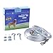 PUPTECK Reflective Dog Run Cable - 100 ft Heavy Weight Tie Out Cable with 10 Ft Runner for Dog up to 125lbs