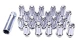 Gorilla Automotive 26143HT Small Diameter Duplex Acorn Chrome 5 Lug Kit (14mm x 1.50 Thread Size) - Pack of 20