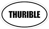 Any and All Graphics Thurible 6" Magnet of Oval