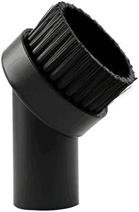 ECOMAID 1-1/4" Round PP Brush Dusting Brush Vacuum Attachment Nozzle for Most 1.25'' Vacuum