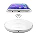 Satechi Qi-Certified Aluminum Wireless Charger - Compatible with iPhone 11 Pro Max/11 Pro/11, XS Max/XS/XR/X, 8 Plus/8 - Adapter Sold Separately (Silver)