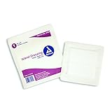 Dynarex Island Dressing - Bordered Wound & Surgical Incision Non-Stick Dressings - Sterile (Individually Wrapped) - Large 6