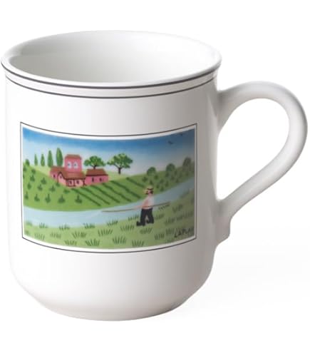 Amazon.com | Villeroy & Boch Design Naif Mug, Man on a Horse # 2