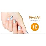 Art Ongle Nail Polish Strips, Nail Color [Pixel Art]