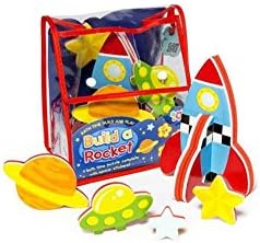 Meadow Kids Build A Rocket Bath Toy