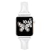 Karei Leather Bands Compatible with Apple Watch Band 38mm 40mm, Retro Top Grain Genuine Leather Replacement Strap with Stainless Steel Clasp for iWatch Series 4 3 2 1, Sport, Edition