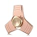 DaLanZom Fidget Spinner Toy Made of Titanium Alloy Ceramic Bearing 3+ Minutes Spinning Time High-Speed EDC Focus Toy for Killing Time (Rose Gold)