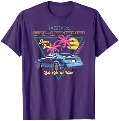 Amazon.com: Toyota Iconic Celica Supra Neon Retro 80s Vibe Chest