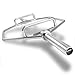 XMark Fitness Chrome Olympic Deadlift, Hex, Squat, Trap, Shrug Bar with Hi-Lo Handles and Long Lasting Polished Chrome Finish XM-3686