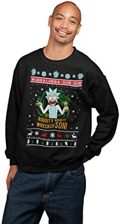 Fan Print Designs Wubbalubba Dub Dub Riggity Wrecked Funny Ugly Xmas Jumper Sweater