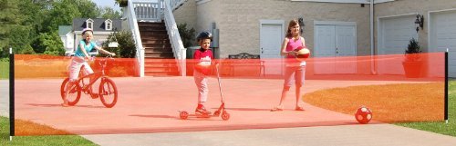 Kidkusion Non Retractable Driveway Safety Net, Orange by KidKusion